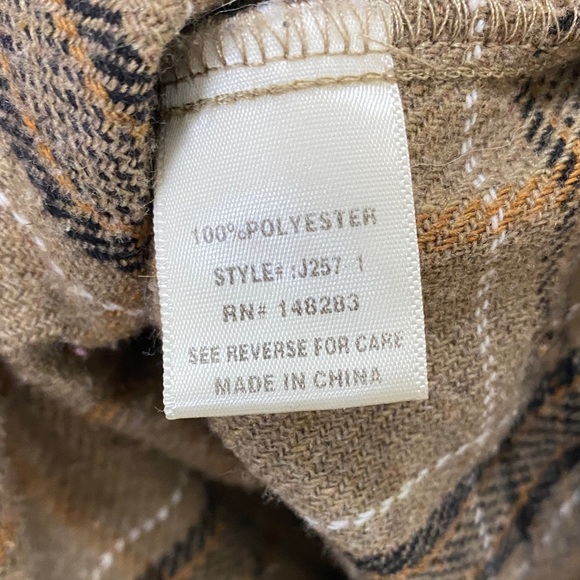 Kersh Plaid Utility Jacket - Brown and Black - Picture 4 of 4